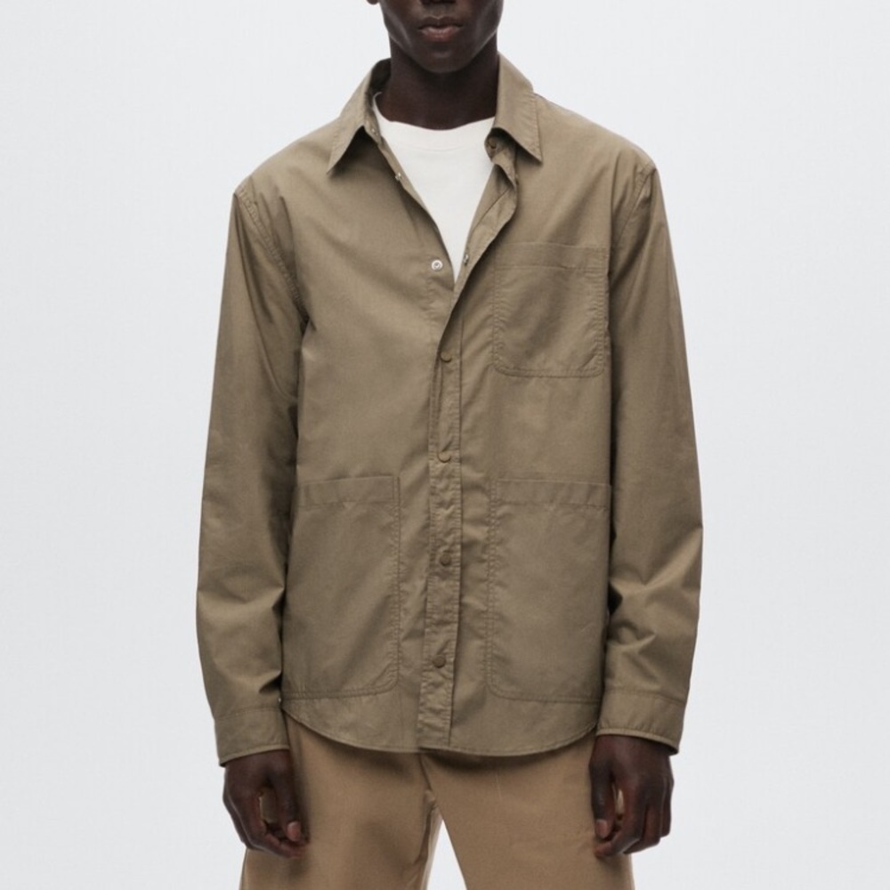 - NWT!!!!!!   MANGO Chest-pocket cotton Overshirt